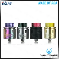 Vandy Vape MAZE Sub Ohm 24MM BF RDA 분무기 규제 및 기계식 호환 Sqounk 핀 510 핀 100 % 변경