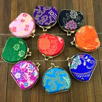 Mirrored Semicircle Small Box for Travel Jewelry Set 2Pcs Gift Box Multi Ring Necklace Storage Case Silk Brocade Colorful Packaging