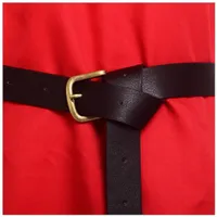 150 cm Bruin PU Taille Belt Mannen Vintage Middeleeuwse Knights Gesp Belt Tailleband Cosplay Props Hoge kwaliteit