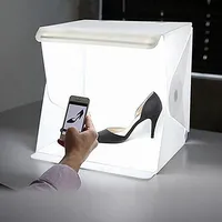 LED-Lichtraum-Foto-Studio-Fotografie-Beleuchtung Zelt-Kulisse Mini-Box
