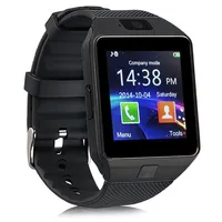 Oryginalny DZ09 Smart Watch Bluetooth SmartWatches dla Androida Smartphones SMBO SIM SLOT NFC Zdrowie Zegarek na Androida z pudełkiem detalicznym