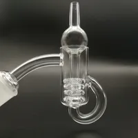 Diamond knot Loop cycler Banger dab Nail Recycler Quartz Banger power gear Insert Carb Cap for oil dab rig glass water pipe bongs