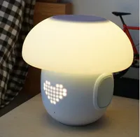 Değiştirilebilir Ruh Lambası App Akıllı Çalar Saat Gece Lambası Akıllı Duygu Bluetooth Müzik LED Nokta Matris Atmosfer Lambası