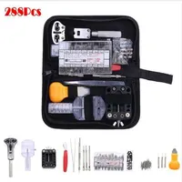288 PZ WatchMaker Watch Repair Tool Kit Torna indietro Apriscatole Remover Spring Bar Band Band Pin Remover Reparatie Gereedschap Tool