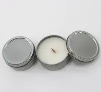 Soy Wax Candle Natural Plant Eco Friendly Bougie With Scented Tinplate Cans Package Candles Pollution Free 35pcs