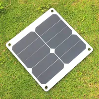13W 5V 태양 전지 패널 충전기 녹색 휴대용 방수 디자인 USB 포트 야외 캠핑 Sunpower 높은 효율