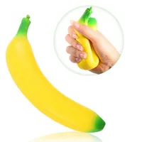 Banana Squishy Imitation Fidget Toys Squishies сжимает подарок аромат аромат ароматизированные джамбо живые украшения телефон ремешок бесплатная доставка
