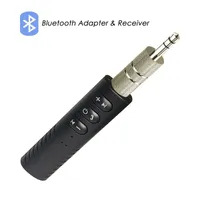 Haut-parleur Bluetooth Voiture Transmetteur Voiture Bluetooth Aux Universal 3.5mm Jack Mains Libres Auto Music Receiver Voiture Récepteurs Bluetooth