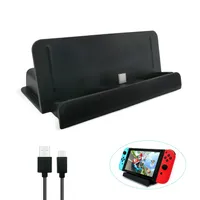 USB Type C Stand Charge Bracket Holder Charger Charging Dock Station For Nintendo Switch NS Console Controller Gamepad 30PCS LOT