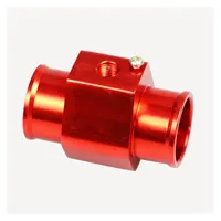 Envío gratis Defi Medidor de temperatura del agua Joint Pipe Radiador Manguera Adaptador de Sensor de Color Rojo 28mm / 30mm / 32mm / 34mm / 36mm / 38mm / 40mm