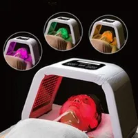 4 Color LED máquina de luz LED Terapia de fotones Máscara PDT Luz para la eliminación de pecas de acné El uso de salón de belleza desmontable