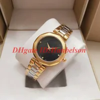 Nieuw All Steel Rose Gold Ladies Watch Idyia Fashion Quartz Beweging Twee handen Dames Horloge 36mm Montres de Luxe Giet Femmes