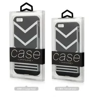 50PCS personnalité Luxe Design PVC Packaging Paquet Retail Box pour iPhone X 8 8 Plus Cell Phone Case Box Pack cadeau avec autocollant
