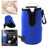 Novo produto 12V portátil dc carro bebê garrafa aquecedor aquecedor tampa portátil alimento leite copo de leite capas, aparelhos ao ar livre