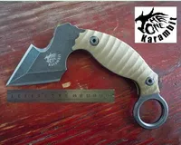 Beak Olecranon Claw Desert Color Aus-8 G10 Jakt Camping Survival Knives Kniv Xmas Present 1PCS Prov Freeshipping