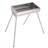 Portable Barbecue Portable folding chalcoal Barbecue grill Stainless Steel Grill Wild camping barbecue easy carry outdoor picnic garden