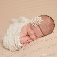 Baby nyfödda filtar spetsben spädbarn elastiska sängkläder sovaSacks wrapping swaddle halsduk mjuk comfort handduk foto rekvisita 10xd ii