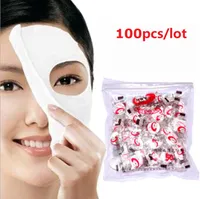 100 Adet / grup Yeni Cilt yüz Bakımı DIY Yüz Sıkıştırılmış Beyazlatma Maske Kağıt Tablet Maske Maskesi EMS yoluyla Ücretsiz Kargo