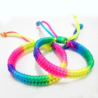 Fashion Red Thread Bracelet Display Lucky Multicolor Handmade Rope Line for Women Jewelry Lover Couple Christmas Gift
