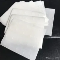 Globos redondos pegamento punto de fijación de piezas de punto Adjuntar etiquetas adhesivas de doble cara de cinta del partido transparente Material 0 2yj Jj