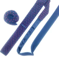 Mens stickning slipsar mager smal smal polka dotted jacquard vävt kvadrat platt slut texturerad slips mikrofiber handgjorda i många färger