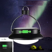 Led Tente Lumière rechargeable d'énergie solaire Lanterne de camping Durable cellulaire extérieur Téléphone GPS Recharge banque d'alimentation