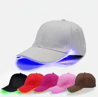 2018 новый светодиодный свет бейсбольная кепка мужчины женщин команда установленные бейсбольные колпачки Snapback светятся светодиодные шляпы бейсболка бегущая кость Garros папа шляпа