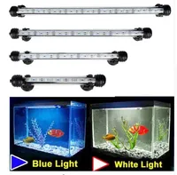 Aquarium Fish Tank 9121521 LED Light BlueWhite 18283848CM Bar Submersible Waterproof Clip Lamp Decor EU Plug2814646