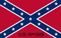 Sanningen om Confederate Battle Flags Två sidor Tryckta flaggan Confederate Rebel Civil War Flag America National Polyester Flags H11B