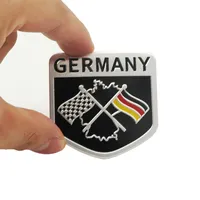 Moda Germania Collezione Flag Deutsch Qualità 3D Alluminio Auto Auto Badge Emblema 3M Sticker per VW Audi Mercedes Car Styling