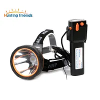 Amigos de caza LED de alta potencia faro LED cabeza recargable linterna lámpara impermeable para la caza de la pesca que acampa