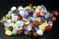 200g Tumbled Stone Beads e Bulk Assorted Mixed Gemstone Rocha Minerals Crystal Stone para Chakra Cura Cristais e Gemstones para dezembro