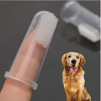 New Rubber Pet Finger Toothbrush Dog Toys Environmental Protection Silicone Glove for Dogs and Cats Clean Teeth Pet Accessories