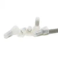 1000PCS CE1X Plastic High Quality Splice Gauge Wire Connectors Terminals block Car Audio Wiring Cap white 22-18 AWG