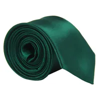 Szmaragdowy Zielony Wedding Bankiet Slim Klasyczny Nowy Męski Wąski Skinny Krawaty Solid Color Nectie