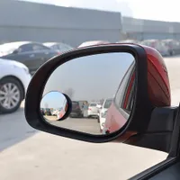 1 قطع السيارات 360 زاوية واسعة جولة محدب مرآة سيارة سيارة الجانب عمياء بقعة مرآة مرآة الرؤية الخلفية واسعة