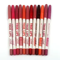 DHL Livraison gratuite 600 PCS M.n MENOW Marque Make Up True Lips 12Color Lip Liner Crayon Crayon À Lèvres Imperméable Professionnel