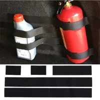 Carros Adesivos Cintos Car Trunk Storage Bag Magia Tapes Car Styling Extintor de Incêndio Bandagem Correia Fixa Suporte Adesivos Correias