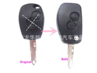 Удаленные 2 кнопки Floding Flip Car Key Shell для Renault Duster Logan Fluence Clio Fob Styling