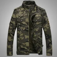 Klassieke Tactical Herenjas Camouflage Duitse Pilot Een Workwear Jacket Standing Collar Windbreaker Jassen