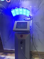 New arrival High power Floor Standing Professional led pdt bio-light therapy machine Red light +Blue light + Infrared light therapy