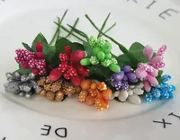 Pearl Berry Kunststof Stamen Bloem Voor Bruiloft Woondecoratie Pistil DIY Krans Scrapbooking Craft Fake Flowers GA595