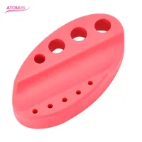 3 Colors Silicone Tattoo Pigment Ink Cup Caps Holder Stand Rack For Permanent Makeup Tattoo Pen Ink Pigment Cups Cotton Stick