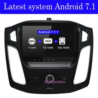 Fabrikspris Senaste Android 7.1.2 Bil DVD-spelare GPS-navigering för FORD FOCUS 3 2012 2013 2014 2015 med BT WiFi GPS