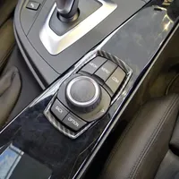 ألياف ألياف الكربون الألياف الوسائط المتعددة أزرار الديكور غطاء تقليم لسيارات BMW 1 2 3 4 سلسلة 3GT F20 F30 ABS اكسسوارات السيارات الداخلية