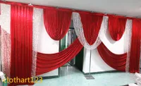 3m high*6m wide wedding backdrop sequin swag designs wedding stylist swags for backdrop Party Curtain Stage background drapes customer made