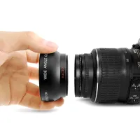 HD 52mm 0.45x Geniş Açı Lens Makro Lens ile Canon Nikon Sony Pentax 52mm DSLR Kamera