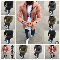 European autumn winter fashion solid color pullover pleated long-sleeved hooded sweater, gray, black, pink, support mixed batch