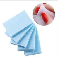 600pcs Lint-Free Färg Nail Gel Polsk Remover Cotton Torka Nail Art Tips Nail Clean Pads Paper Soak Off Removal Tool