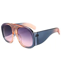 Ankunfts-Frauen-Quadrat-Luxus-Sonnenbrille-Mode-Oversize runde weibliche Sonnenbrille-Brille traf Farben-Marken-Designer UV400